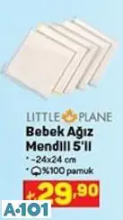 BEBEK AĞIZ MENDİLİ 5'Lİ BEBEK AĞIZ MENDİLİ 5'Lİ